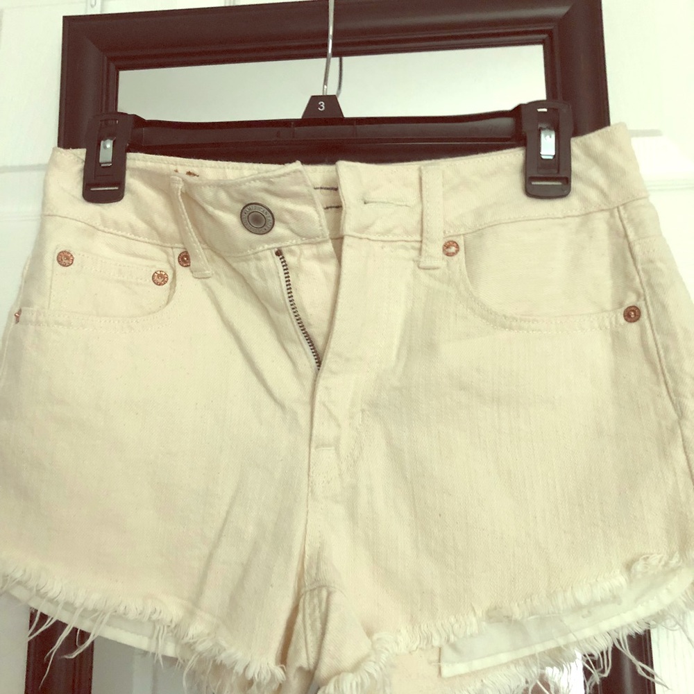Shorts with American flag pockets